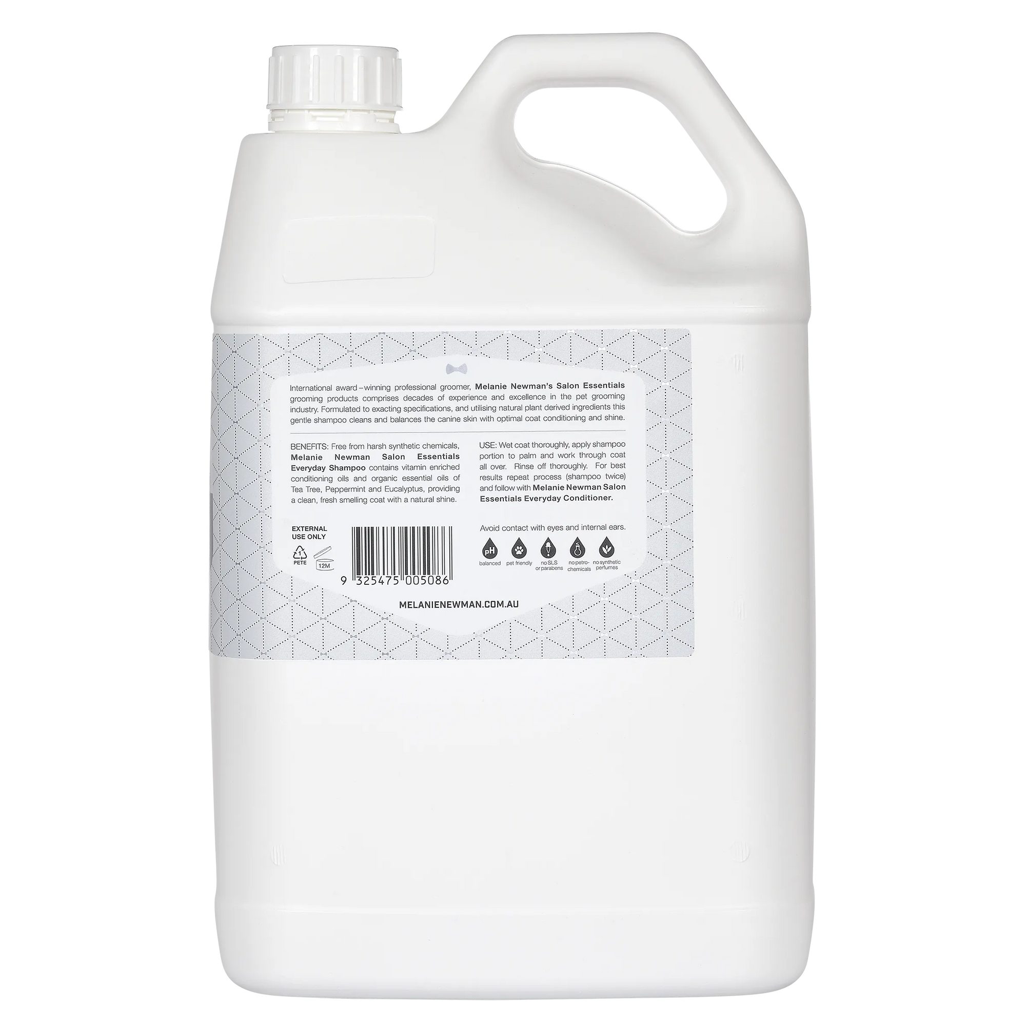 Melanie Newman Salon Essentials Everyday Dog Shampoo Melanie Newman Canada